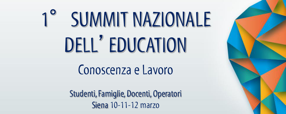 1° Summit Nazionale dell’Education di Siena